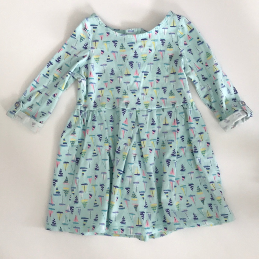 Light blue sailboat dress